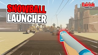 Snowball Launcher VS Ghost Town -  A Dusty Trip Roblox