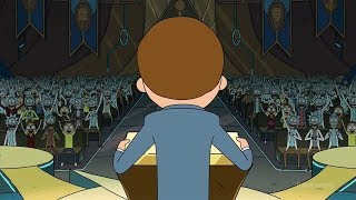 Rick and Morty - Morty's presidential speech scene
