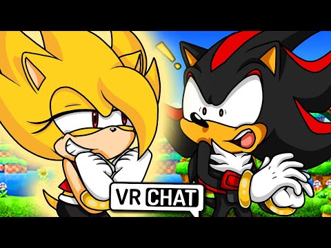 Sonica Goes Super Sonica Hunts Down Shadow Vr Chat Youtube