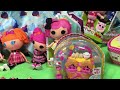 1 huge lalaloopsy unboxing party so many minis and playsets jewel bea crumbs sunny pillow peanut