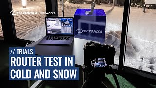 Router Test in Cold and Snow - How Long Will it Last?