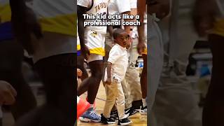 The little coach 😎#shorts #basketball #coaching #coach #viral
