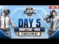 [EN] PMCO India Group Stage Day 5 | Fall Split | PUBG MOBILE CLUB OPEN 2020