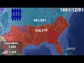 The American Civil War using Google Earth (Extended)