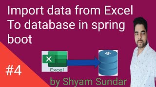Import data from Excel To database in spring boot || Shyam Sundar