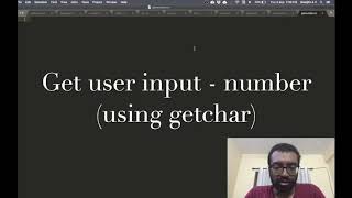 Lecture4.3 | Using getchar to get user input from the keyboard