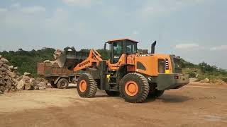 ENSIGN 6 ton wheel loader especially for heavy works（ 3.5m3 standard bucket)