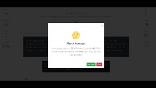 Speed Typing In JavaScript With Source Code | Source Code & Projects