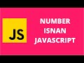 Number isNaN JavaScript