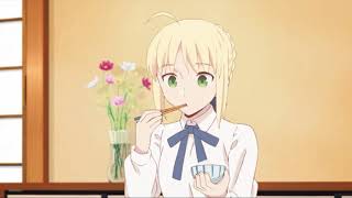 Saber's happy eating moments