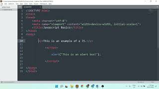 3. JavaScript Alertbox