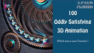 100 Oddly Satisfying 3D Animation Compilation! Relaxing & Satisfying ASMR Video #08
