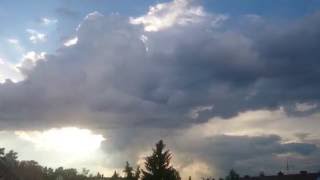 2016-06-04 Aufziehendes Unwetter im Westen Nürnberg