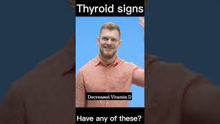 Thyroid disease signs #shorts #goiter