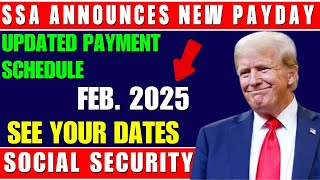 SSA Payday! February 2025 Social Security Payment Schedule – Find Your Deposit Date Now!