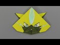 かんたん！ゼラオラの折り方【簡単ポケモン折り紙】origami灯夏園 pokemon origami zeraora