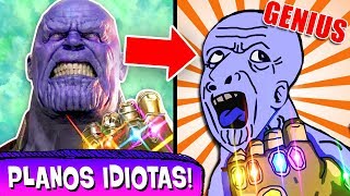 6 Planos mais IDIOTAS dos VILÕES! 🧠 ➡️ ❓