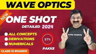 WAVE OPTICS OneShot 💥NCERT Class 12 Physics Chap 10 One shot Subscribe  @ArvindAcademy