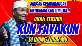 Hakikat ikhlas , KH.BUYA SYAKUR YASIN