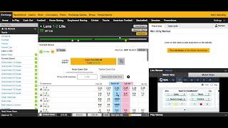 LIVE Betfair trading (taking action) part 2 lens vs lille