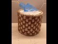 diy jute robe basket for plant pot or detergent storage