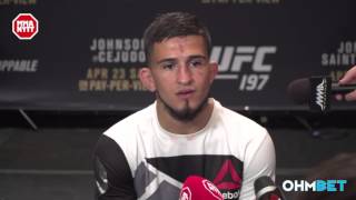 UFC 197: SERGIO PETTIS  "WE BEAT EACH OTHER UP BUT IT'S NOT PERSONAL"