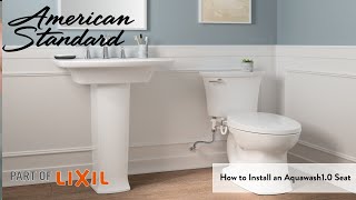 How to Install an Aquawash 1.0 SpaLet Bidet Seat