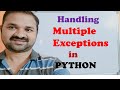 Handling Multiple Exceptions in Python Programming