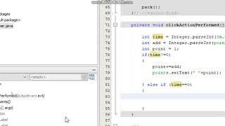 Java netbeans tutorial - TimerTask (mini game)