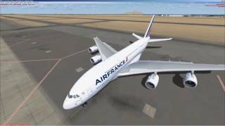 FSX | Project Airbus A380 | merge WILCO | HESH - OEDF | Cold and Dark