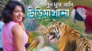 শীতের মিষ্টি রোদ গায়ে মেখে ঘুরে এলাম চিড়িয়াখানা থেকে || Alipoor Zoo tour || 2025