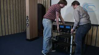 Cтереоусилитель мощности McIntosh MC302: unpacking \u0026 connecting