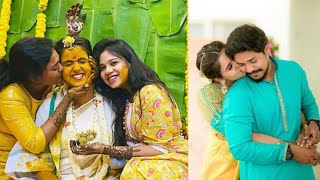 யாரடி நீ மோகினி சீரியல் ஸ்வேதா கல்யாணம் | Zee tamil serial actress chaithra reddy Haldi ceremony