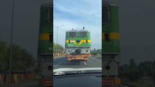 Wag-9 vs Indian Truck #indianrailways #shorts #railway #short #train #wag9 #railfans #yt #railway