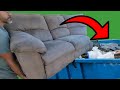 How to CLEAN a Microfiber COUCH? (It was so FILTHY they wanted me to throw it away!)