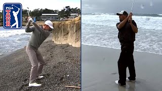 All-time moments from the actual beaches at AT&T Pebble Beach