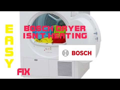 Bosch Dryer--Stopped Drying--EASY FIX - YouTube