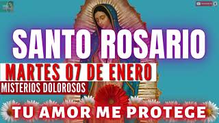 💥EL SANTO ROSARIO CORTO DE HOY MARTES 7 DE ENERO💥ESTOY BAJO TU SOMBRA