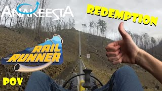 Anakeesta Rail Runner Mountain Coaster FULL SPEED POV!