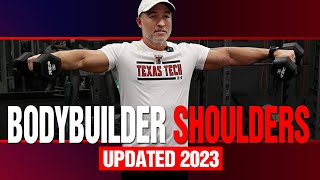 Updated 2023 - OVER 40 Bodybuilding Style Dumbbell Shoulder Workout (BOULDER SHOULDERS!)