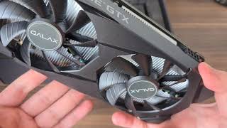 GALAX GTX 1660 SUPER Quick Unboxing