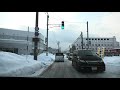 sapporo city road 4k 30p drive from kikushikamimachi chuo dori ave. to kikusui chuo sen🗾🔴japan