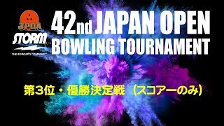 第４２回ジャパンオープン・３位・優勝決定戦（スコアーのみ）