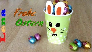 Osterhase Körbchen basteln 🐰 How to make an Easter Bunny Egg Basket 🐰 Как сделать зайца
