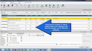 Patient Medical History through MDLog web interface