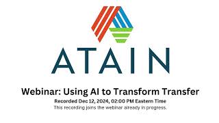 Webinar: Using AI to Transform Transfer