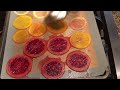 DEHYDRATED CANDIED CITRUS - Easy Oven Method
