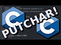 C Programming Tutorial  - Using Putchar to Display Text