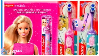 Kids Barbie Battery Powered Colgate Toothbrush | Barbie Battery Toothbrush For Kids | Battery brush