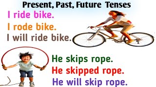 100 Master Simple Present, Past \u0026 Future Tenses For Beginners | Easy English Lessons 🗣️✨